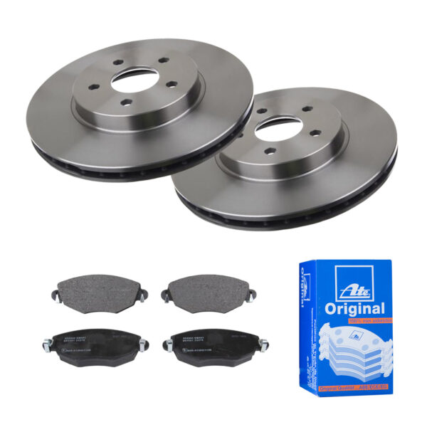 ATE Bremsesæt, skivebremser 142021891 foraksel ventileret 300mm 23mm for FORD JAGUAR