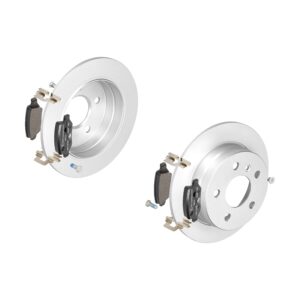 ATE Bremsesæt, skivebremser 142021895 bagaksel fuld 258mm 8mm for MERCEDES-BENZ