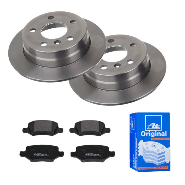 ATE Bremsesæt, skivebremser 142021896 bagaksel fuld 258mm 8mm for MERCEDES-BENZ