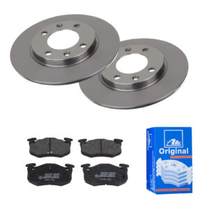 ATE Bremsesæt, skivebremser 142021915 bagaksel fuld 247mm 8mm for CITROËN PEUGEOT