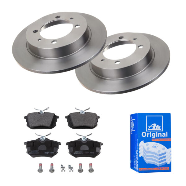 ATE Bremsesæt, skivebremser 142021918 bagaksel fuld 260mm 10mm for VOLVO MITSUBISHI