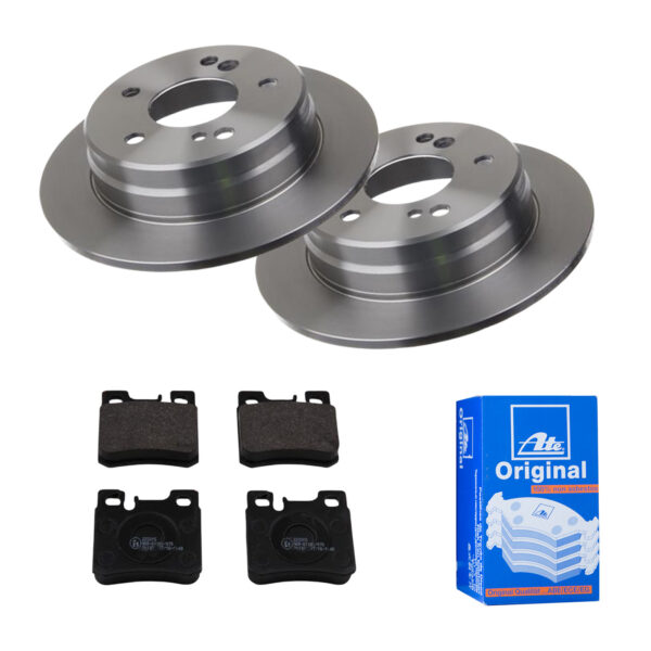 ATE Bremsesæt, skivebremser 142021920 bagaksel fuld 258mm 9mm for MERCEDES-BENZ