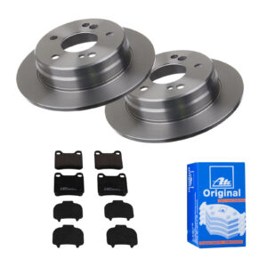 ATE Bremsesæt, skivebremser 142021921 bagaksel fuld 258mm 9mm for MERCEDES-BENZ