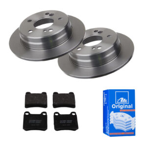 ATE Bremsesæt, skivebremser 142021923 bagaksel fuld 258mm 9mm for MERCEDES-BENZ