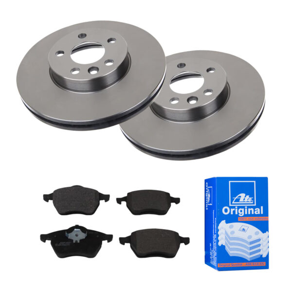 ATE Bremsesæt, skivebremser 142021966 foraksel ventileret 300mm 26mm for FORD SEAT VAG