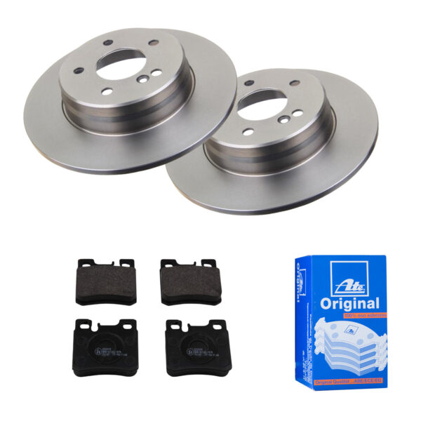 ATE Bremsesæt, skivebremser 142021976 bagaksel fuld 290mm 10mm for MERCEDES-BENZ