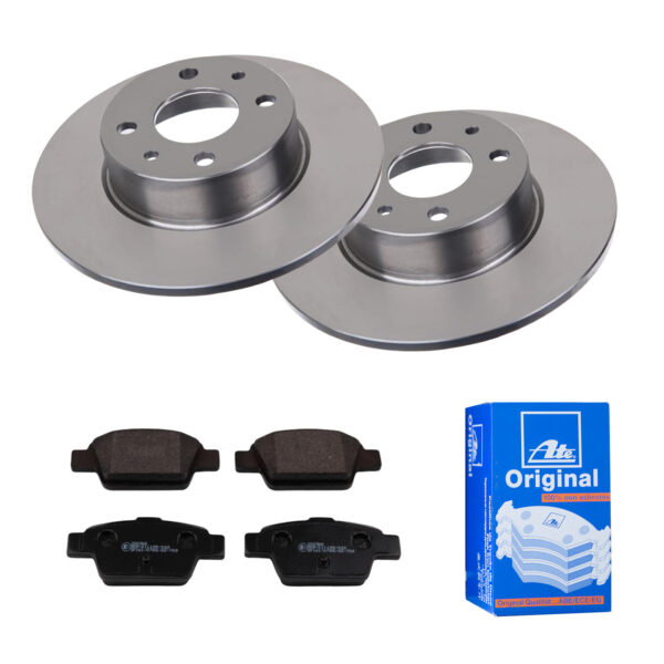 ATE Bremsesæt, skivebremser 142021986 bagaksel fuld 251mm 10mm for FIAT