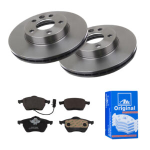ATE Bremsesæt, skivebremser 142021988 foraksel ventileret 288mm 25mm for FORD SEAT VAG