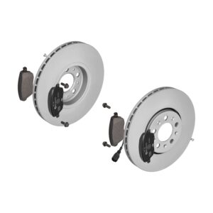 ATE Bremsesæt, skivebremser 142021999 foraksel ventileret 288mm 25mm for VAG SKODA