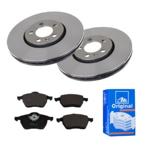 ATE Bremsesæt, skivebremser 142022003 foraksel ventileret 288mm 25mm for VAG SEAT SKODA