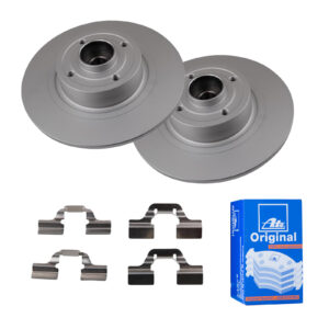 ATE Bremsesæt, skivebremser 142022010 bagaksel fuld 270mm 10mm for RENAULT