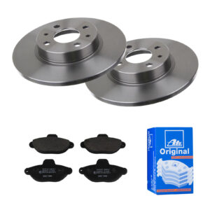 ATE Bremsesæt, skivebremser 142022032 foraksel fuld 257mm 12mm for FIAT