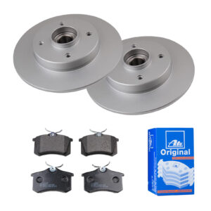 ATE Bremsesæt, skivebremser 142022036 bagaksel fuld 249mm 9mm for PEUGEOT VAUXHALL CITROËN RENAULT