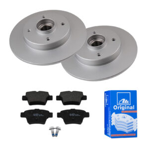 ATE Bremsesæt, skivebremser 142022037 bagaksel fuld 249mm 9mm for PEUGEOT CITROËN OPEL