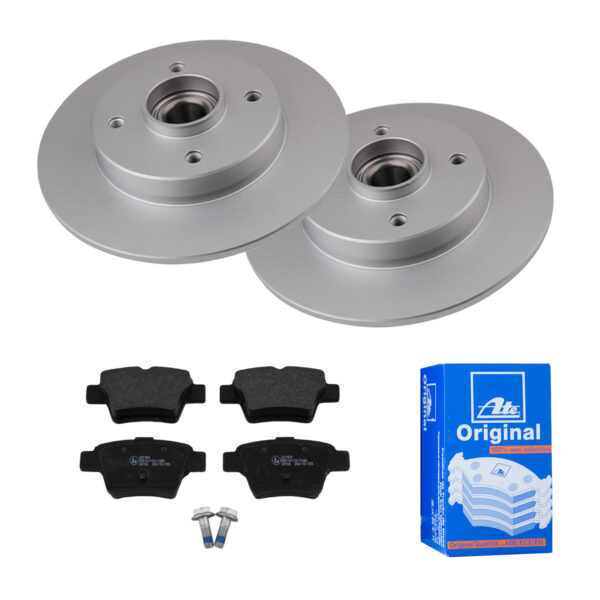 ATE Bremsesæt, skivebremser 142022039 bagaksel fuld 249mm 9mm for PEUGEOT VAUXHALL