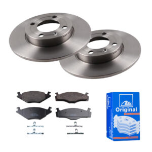 ATE Bremsesæt, skivebremser 142022044 foraksel fuld 239mm 9mm for VAG SEAT
