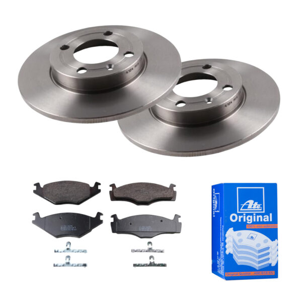 ATE Bremsesæt, skivebremser 142022044 foraksel fuld 239mm 9mm for VAG SEAT