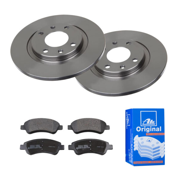 ATE Bremsesæt, skivebremser 142022052 foraksel fuld 266mm 13mm for CITROËN PEUGEOT