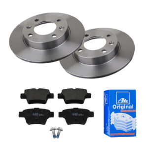 ATE Bremsesæt, skivebremser 142022057 bagaksel fuld 247mm 9mm for PEUGEOT CITROËN
