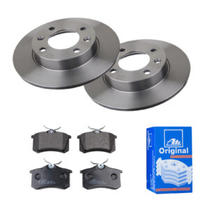 ATE Bremsesæt, skivebremser 142022060 bagaksel fuld 247mm 9mm for PEUGEOT CITROËN RENAULT