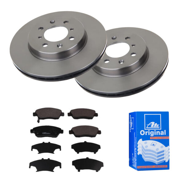 ATE Bremsesæt, skivebremser 142022063 foraksel ventileret 262mm 21mm for ROVER HONDA