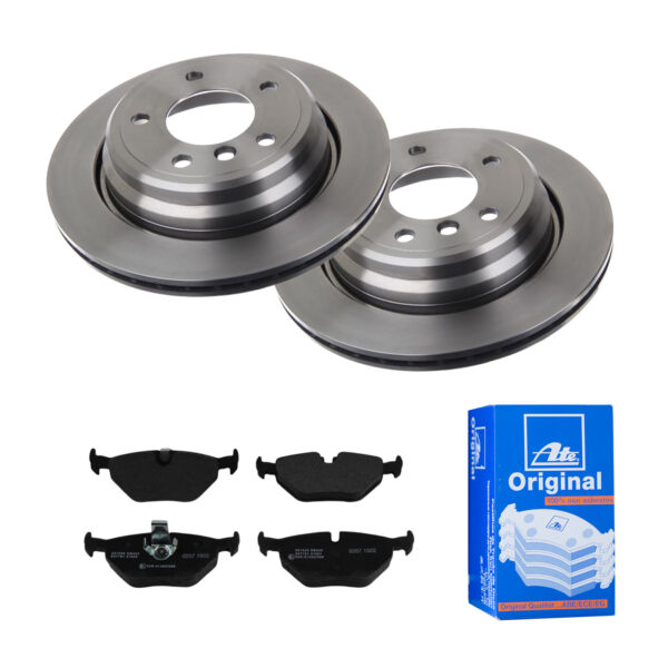 ATE Bremsesæt, skivebremser 142022080 bagaksel ventileret 298mm 20mm for BMW