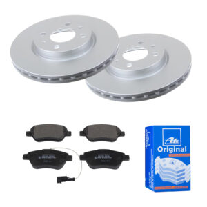 ATE Bremsesæt, skivebremser 142022089 foraksel ventileret 257mm 22mm for PEUGEOT CITROËN FIAT