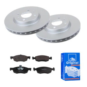 ATE Bremsesæt, skivebremser 142022091 foraksel ventileret 257mm 22mm for PEUGEOT CITROËN FIAT