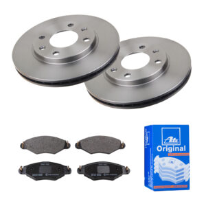 ATE Bremsesæt, skivebremser 142022100 foraksel ventileret 247mm 20mm for PEUGEOT CITROËN