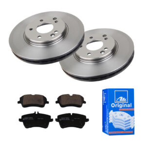 ATE Bremsesæt, skivebremser 142022121 foraksel ventileret 300mm 28mm for MERCEDES-BENZ CHRYSLER