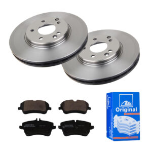 ATE Bremsesæt, skivebremser 142022123 foraksel ventileret 300mm 28mm for MERCEDES-BENZ CHRYSLER