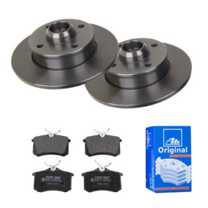 ATE Bremsesæt, skivebremser 142022124 bagaksel fuld 226mm 10mm for VAG SEAT SKODA