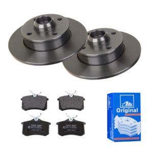 ATE Bremsesæt, skivebremser 142022127 bagaksel fuld 226mm 10mm for VAG SEAT SKODA