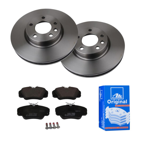 ATE Bremsesæt, skivebremser 142022136 foraksel ventileret 296mm 28mm for OPEL VAUXHALL