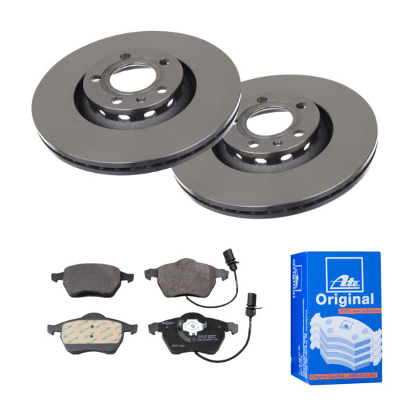 ATE Bremsesæt, skivebremser 142022142 foraksel ventileret 312mm 25mm for VAG SKODA SEAT