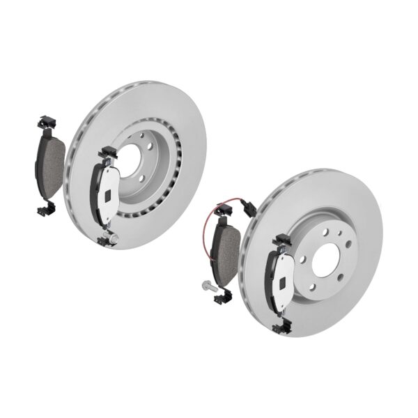 ATE Bremsesæt, skivebremser 142022146 foraksel ventileret 284mm 22mm for PEUGEOT VAUXHALL FIAT OPEL