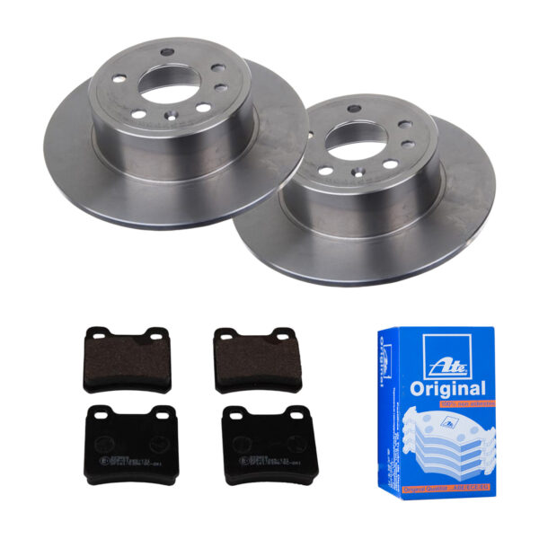 ATE Bremsesæt, skivebremser 142022154 bagaksel fuld 286mm 10mm for OPEL VAUXHALL SAAB