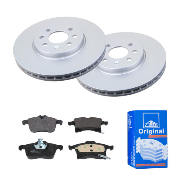 ATE Bremsesæt, skivebremser 142022160 foraksel ventileret 280mm 25mm for OPEL VAUXHALL