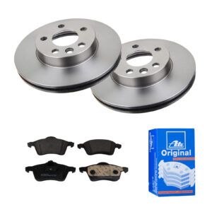 ATE Bremsesæt, skivebremser 142022174 foraksel ventileret 280mm 24mm for VAG