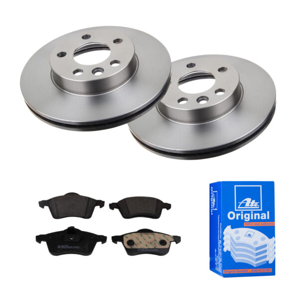 ATE Bremsesæt, skivebremser 142022174 foraksel ventileret 280mm 24mm for VAG