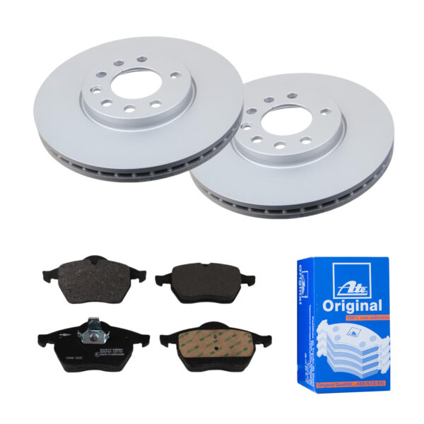 ATE Bremsesæt, skivebremser 142022189 foraksel ventileret 288mm 25mm for VAUXHALL OPEL SAAB
