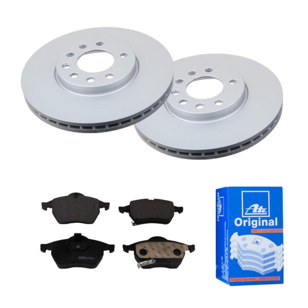 ATE Bremsesæt, skivebremser 142022190 foraksel ventileret 288mm 25mm for OPEL VAUXHALL SAAB CHEVROLET