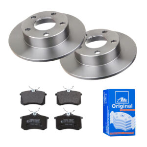 ATE Bremsesæt, skivebremser 142022207 bagaksel fuld 245mm 10mm for PEUGEOT CITROËN VAG SEAT SKODA
