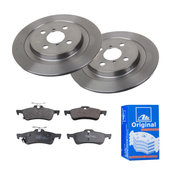 ATE Bremsesæt, skivebremser 142022222 bagaksel fuld 278mm 9mm for DAIHATSU