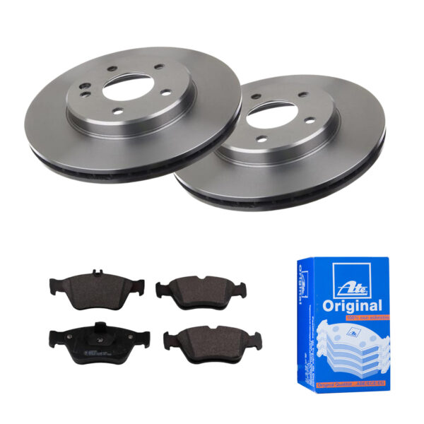 ATE Bremsesæt, skivebremser 142022230 foraksel ventileret 284mm 22mm for MERCEDES-BENZ