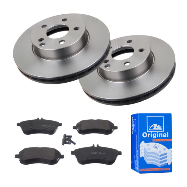 ATE Bremsesæt, skivebremser 142022234 foraksel ventileret 295mm 28mm for MERCEDES-BENZ