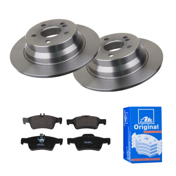 ATE Bremsesæt, skivebremser 142022253 bagaksel fuld 300mm 10mm for MERCEDES-BENZ