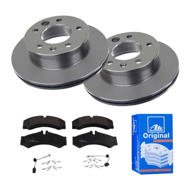 ATE Bremsesæt, skivebremser 142022274 foraksel ventileret 276mm 22mm for MERCEDES-BENZ VAG CHRYSLER