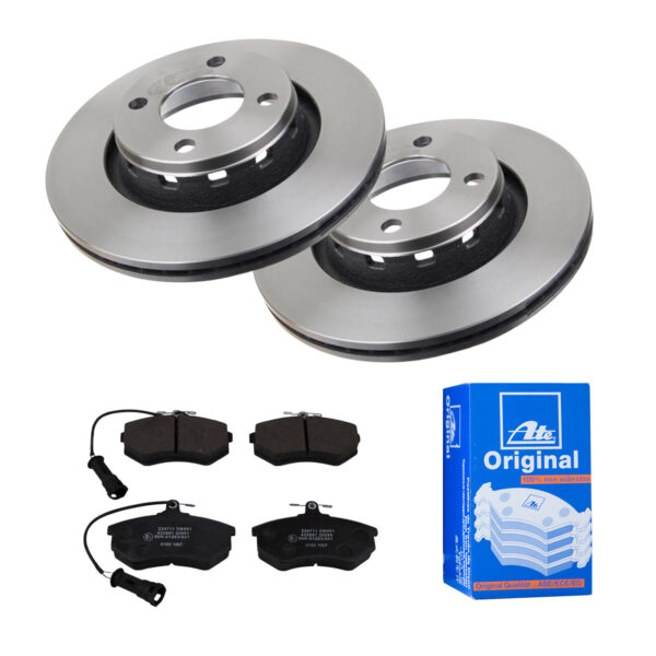 ATE Bremsesæt, skivebremser 142022297 foraksel ventileret 280mm 22mm for VAG