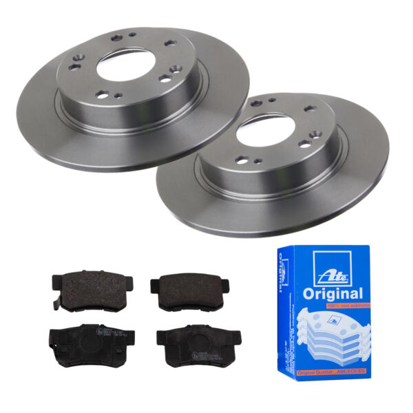 ATE Bremsesæt, skivebremser 142022303 bagaksel fuld 260mm 9mm for FIAT HONDA ROVER SUZUKI MG